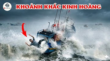 KINH HOÀNG: Thuyền Viên Bị Hất Văng Xuống Biển Vì Sóng Quá Cao, Cửa Biển Lagi Trước Ngày Bão Koto