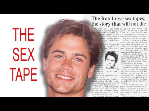 The Fallout from Rob Lowe's Sex Tape (1988) #underagegirl #blackmail