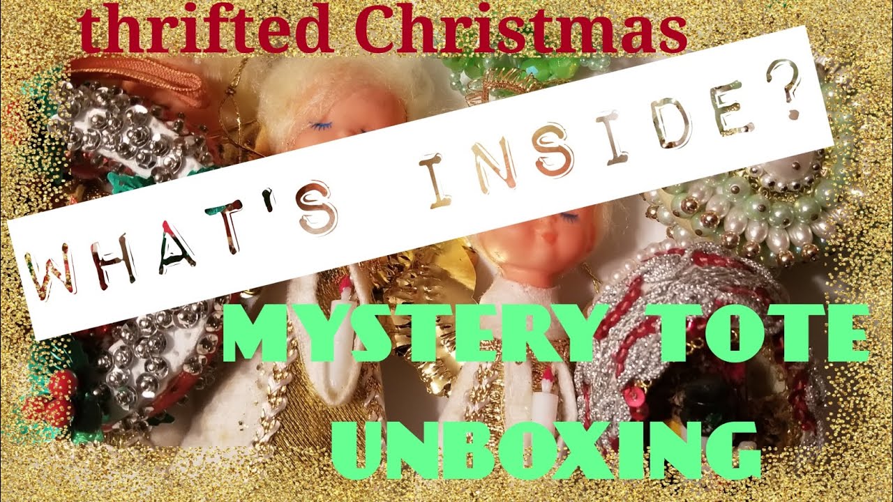 Mystery box Christmas! Thrift store haul! Enter My Giveaway!