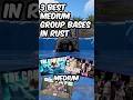 THE 3 BEST MEDIUM GROUP RUST BASES IN 2025  #rustgame #rust #rustconsole #rustbase