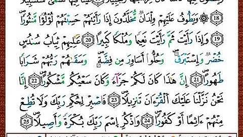 ختمة مصحف التجويد برواية قالون الصفحة رقم 579