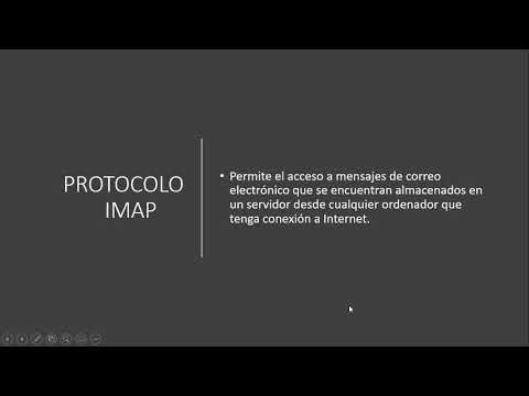 Protocolos de correo electrónico (IMAP, POP3 Y SMTP) y servidores y puertos de conexionen Webmail