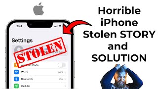 iPhone was stolen!! Shocking STORY and quick Solution!