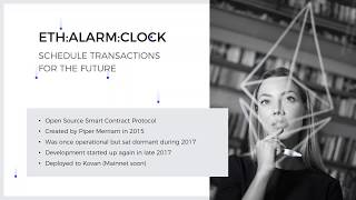 ChronoLogic Webinar: Ethereum Alarm Clock Architecture - Feb 25