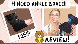 THE BEST HINGED ANKLE BRACE~REVIEW screenshot 1
