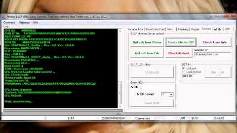 Leer Hash (Read hash) Nokia SL3 con Infinity Best Dongle