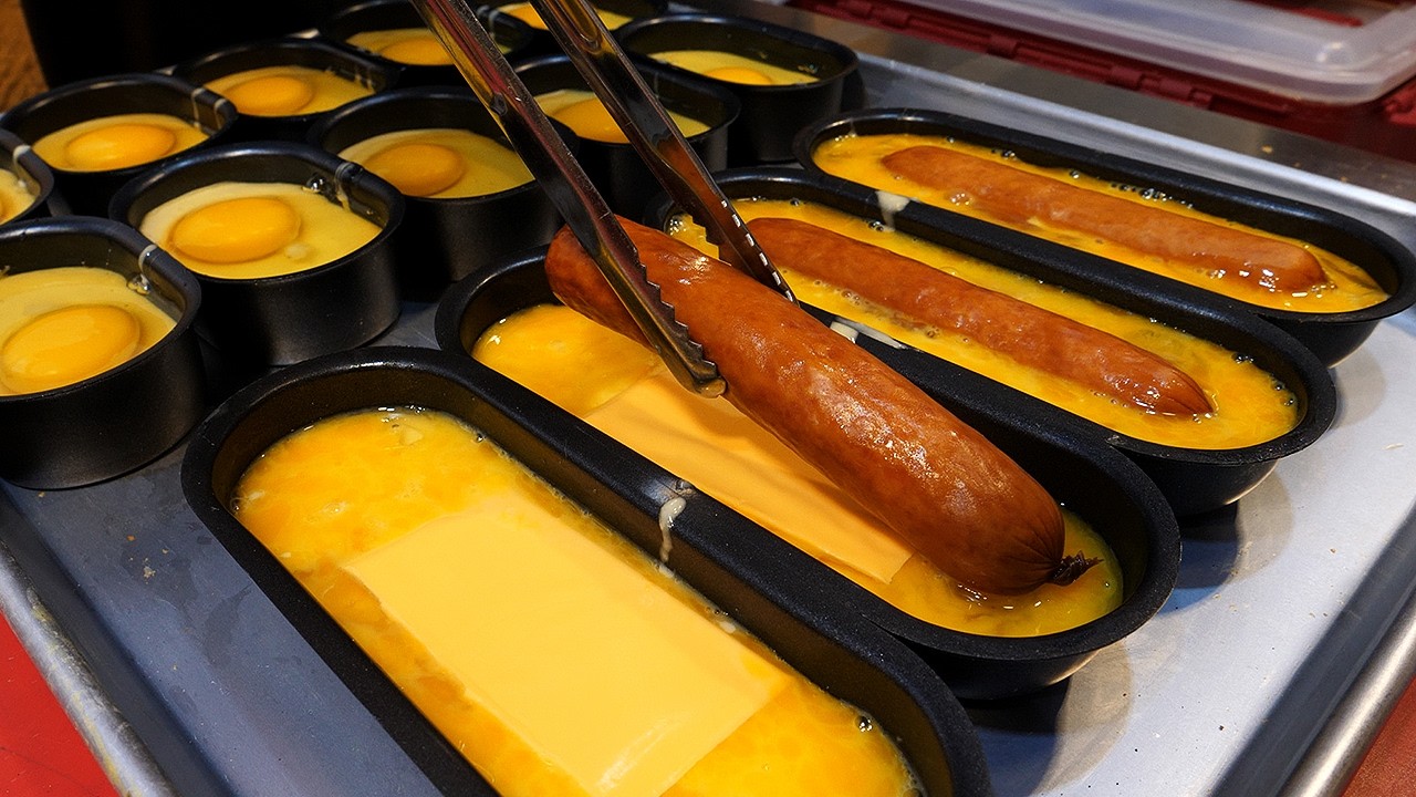 한국 인기있는 소시지 치즈 계란빵, 고로케, 수제빵! / Sausage Cheese Egg Bread, Croquettes!
