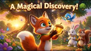 🦊✨ Episode 1: The Mysterious Golden Acorn | Funny Little Fables