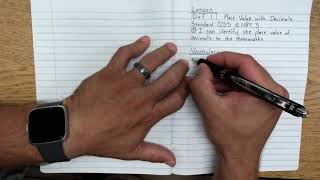How to Set Up My Math Journal