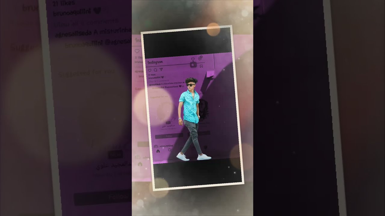 Instagram Profile Wall Photo Editing | Picart Editing Tutorial - 