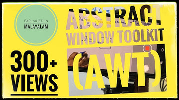 AWT |Abstract Window Tool Kit | Introduction | Explained in Malayalam  #computerscience #ktusyllabus