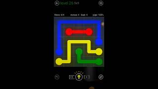 Flow free Android games 5×5 level and 30 review screenshot 3