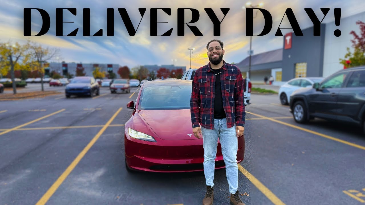 My First Ever EV! | Tesla Model 3 Delivery Day Experience - YouTube