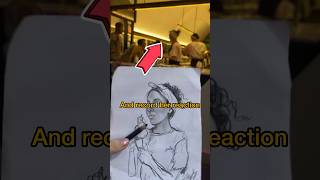 I Drew A Random Staff To See Her Reaction