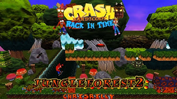 Crash Bandicoot - Back In Time Fangame: Aangepast level: Jungle Forest 2 Door ChrisRiley