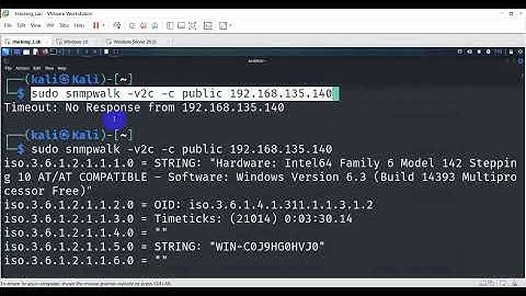 NBSTAT AND SNMP ENUMERATION