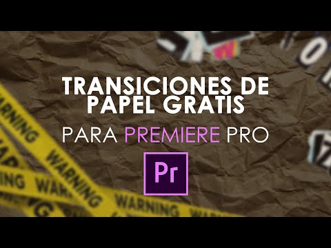 Paper Transition FX Premiere Pro | Transiciones de Papel