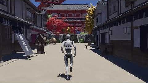 Old Japanese Town Unity 3D Asset. Check with Third Person Character