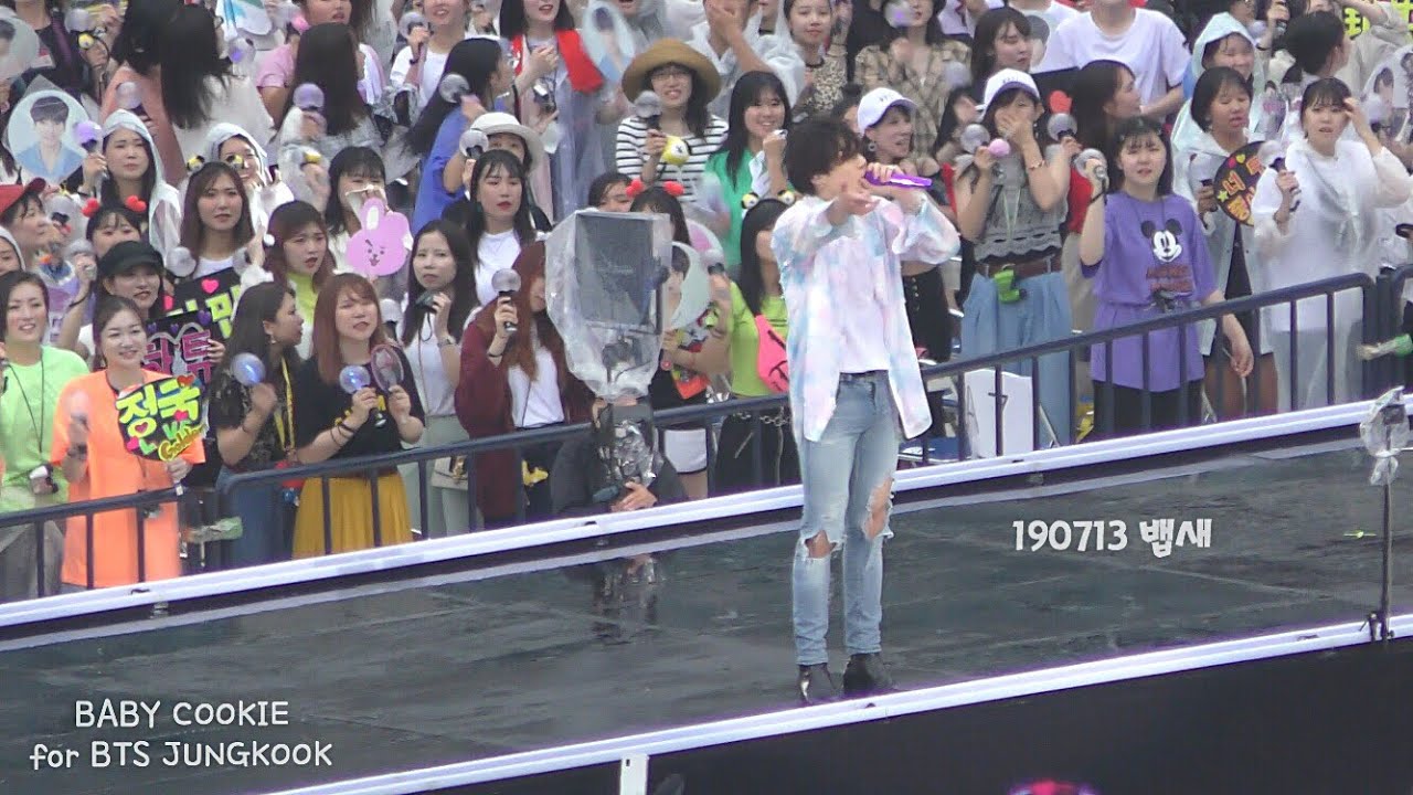 190713 SPEAK YOURSELF 시즈오카 뱁새 정국직캠