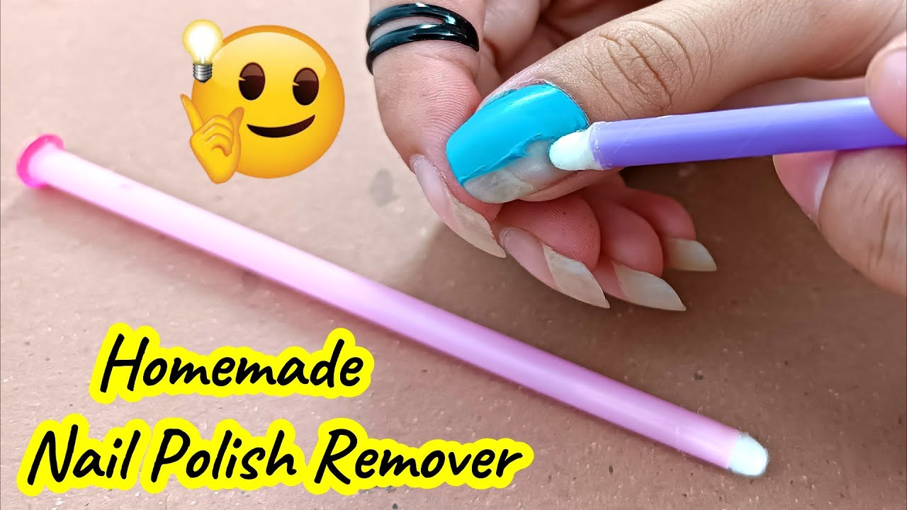 DIY natural nail polish remover