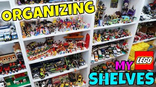 Reorganizing my LEGO Collection Shelves - VLOG