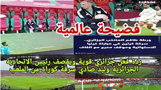 🚨ردة فعل جزائري😱قوية علي فضيحة عالمية سرقة كورة من طرف عصابة الاتحادية الجزائرية و بالأدلة يا وليد 