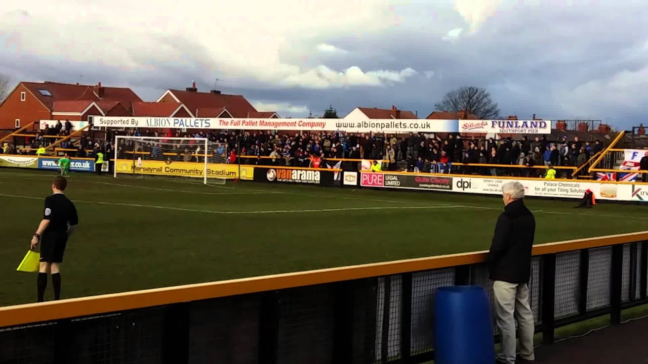 Halifax fans at Southport YouTube