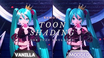 Project DIVA Mega Mix (MEGA 39’s ) REMOVE TOON SHADING for Yuzu Emulator Tutorial(Android/Windows)