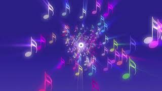Centered Music Notes