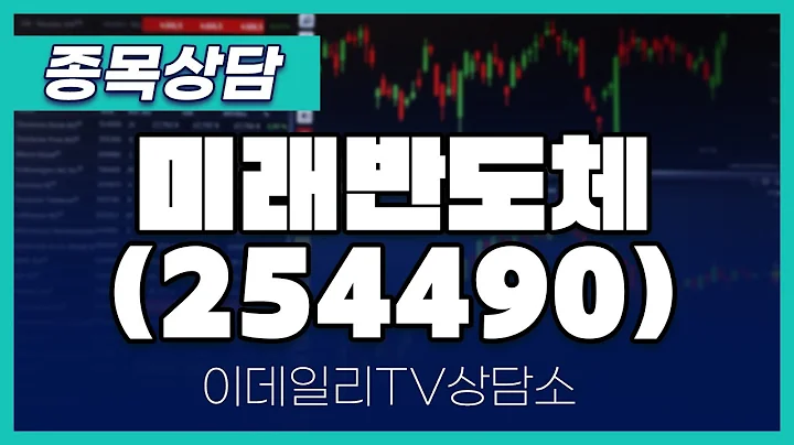미래반도체(254490) - 종목상담 김현구 멘토 (20241102)