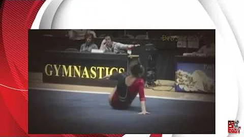 Gymnast gets wedgie warning from teammate