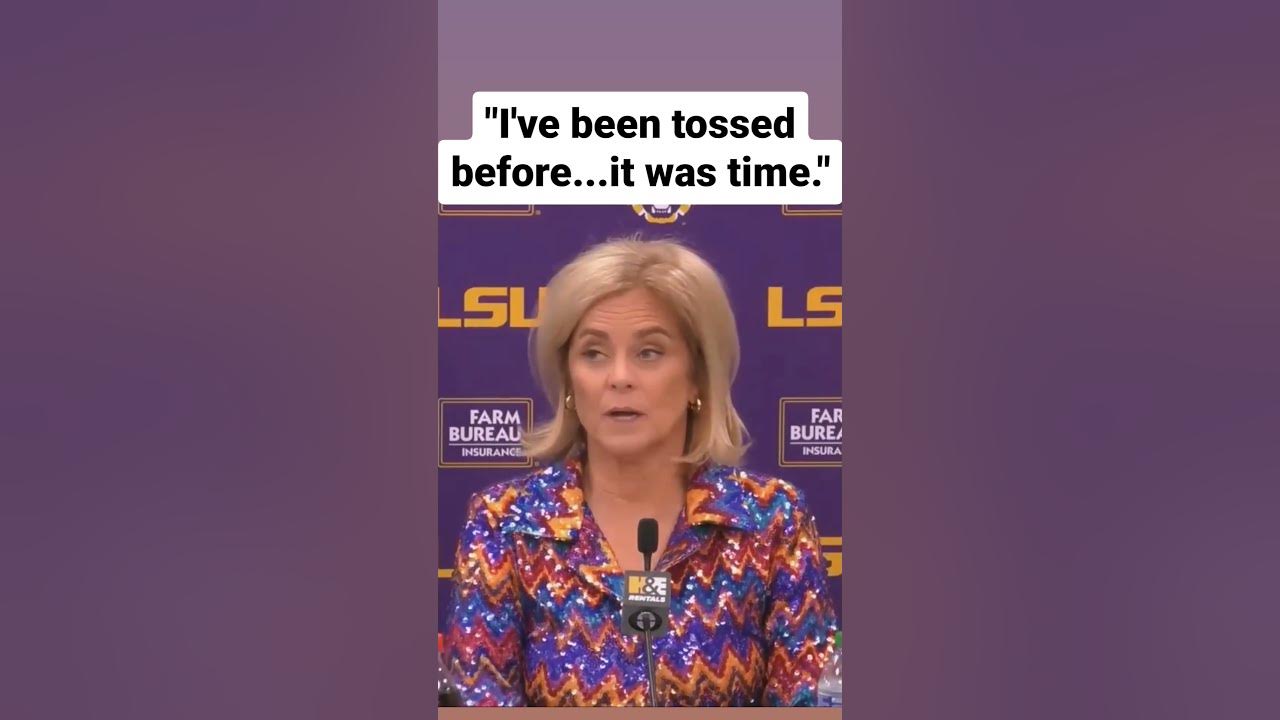 Kim Mulkey says it was "time" for her to be ejected LSU Tigers Post