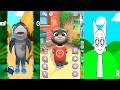Talking Tom Cat vs My Talking Italian Brainrot vs Talking Sprunki Wenda - Tralalero Tralala