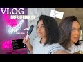 VLOG: how to straighten type 4 natural hair at home + NEW Silk Press Tool + My Studio + a Date