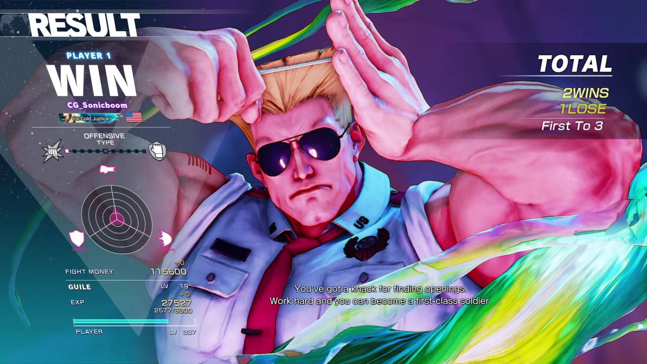 Guile vs Alex