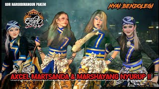 Download Lagu AXCEL \u0026 MARSHAYANG NYURUP‼️ NYAI BENDOLEGI • SALEHO KARYA BUDAYA • GOR HARGOBINAGUN PAKEM MP3