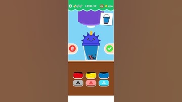 Bubble Tea! ☕ Level #99 Gameplay (Android, iOS) #Shorts #PlayGo!