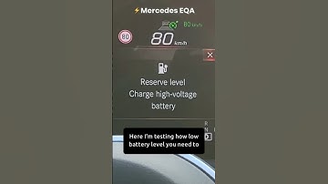⚡️Mercedes EQA - Charge High Voltage Battery Notification ❄️ #mercedes #electric #eqa