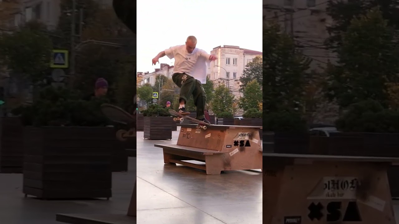 Димон делает свой бенгер на контесте в Краснодаре 🤯 #КутёЖFAMiLY #sk8 #skateboarding #skate