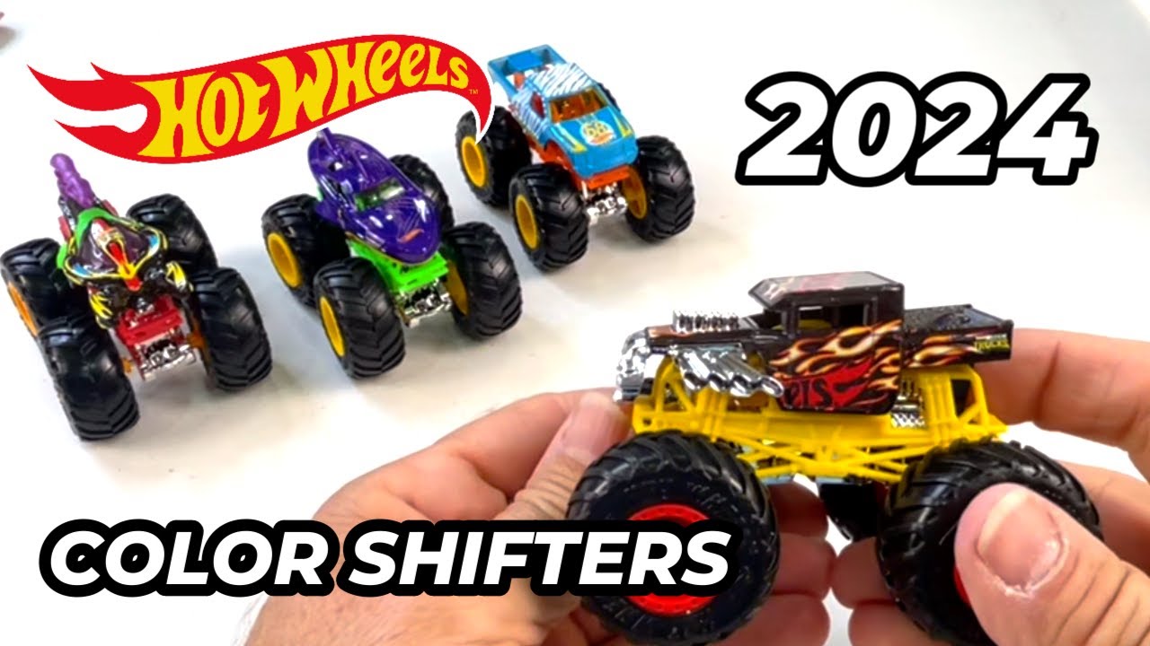 🤯 HOT WHEEL MONSTER TRUCK MADNESS: Color Shifters X4: NEW 2024 - YouTube