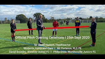 RLS Official 3G Pitch Opening Ceremony Video 25th September 2020