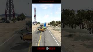 Moment before cooked Beamng #Real highway car accident #car animation #car simulator #sim