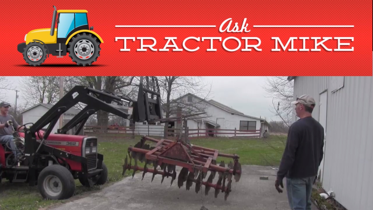 How to Safely Load a Disk on a Trailer - YouTube