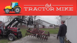 How to Safely Load a Disk on a Trailer