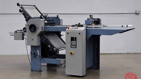 Stahlfolder B20 Pile Feed Paper Folder