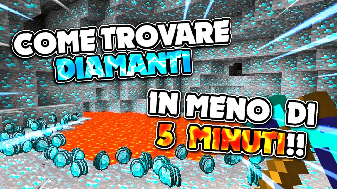 Come Trovare DIAMANTI FACILMENTE in MENO DI 5 MINUTI!! - Minecraft 1.16