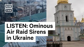 Air Raid Sirens Ring Out in Ukraine #Shorts