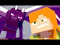 DRAGON FIGHT - Alex and Steve Life (Minecraft Animation)