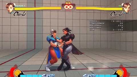 Test 2nd Active Frame Vs Chun Li 2