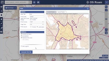 Print maps with Roam